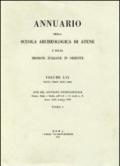 Annuario della Scuola archeologica di Atene e delle Missioni italiane in Oriente. Vol. 66-67
