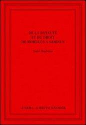 De la royauté et du droit de Romulus à Sabinus