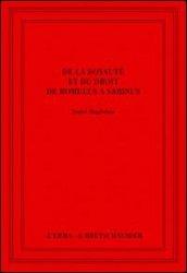 De la royauté et du droit de Romulus à Sabinus