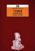 Verdi. Interviste e incontri