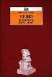 Verdi. Interviste e incontri