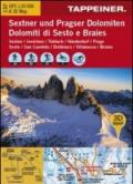 Winter Wonderland Dolomiti di Sesto e Braies. Sesto, San Candido, Dobbiaco, Villabassa... Carta topografica 1:25.000. Con panoramiche 3D. Ediz italiana e tedesca. Ediz. bilingue