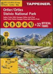 Ortler/Stelvio national park. Carta 3D