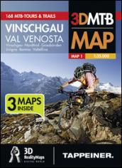 Best of Val Venosta. Set cartine 3D MTB