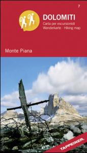 Monte Piana. Dolomiti. Carta per escursionisti. Ediz. italiana e tedesca