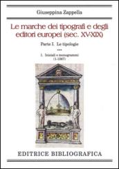 Le marche dei tipografi e degli editori europei: 1