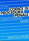 Codice di procedura penale e normativa complementare