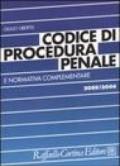 Codice di procedura penale e normativa complementare