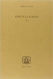 Kant e la logica: 1