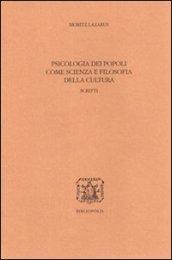 Psicologia dei popoli come scienza e filosofia della cultura