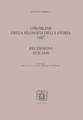 I problemi della filosofia della storia-Recensioni (1870-1896)