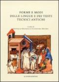 Forme e modi delle lingue e dei testi tecnici antichi