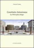 Constitutio antoniniana. Ius philosophia religio