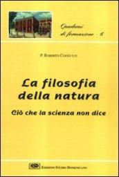 Filosofia della natura. Ciò che la scienza non dice