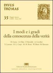 I modi e i gradi della conoscenza della verità