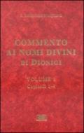 Commento ai nomi divini di Dionigi. 1.