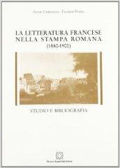 La letteratura francese nella stampa romana (1880-1900)