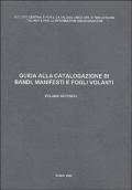 Guida alla catalogazione di bandi, manifesti e fogli volanti