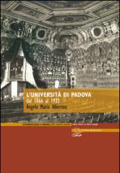 L'università di Padova dal 1866 al 1922