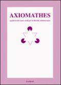 Axiomathes. Quaderni del Centro studi per la filosofia mitteleuropea (1993). Ediz. italiana e inglese: 2