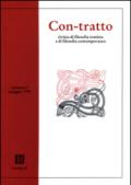 Con-tratto. Rivista di filosofia tomista e di filosofia contemporanea (1992)