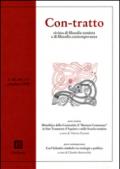 Con-tratto. Rivista di filosofia tomista e di filosofia contemporanea vol. 1-2 (1994)