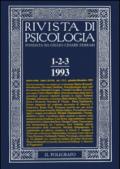 Rivista di psicologia (1993) vol. 1-3. Gennaio-dicembre