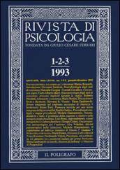 Rivista di psicologia (1993) vol. 1-3. Gennaio-dicembre