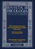 Rivista di psicologia (1994) vol. 1-3. Gennaio-dicembre