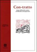 Con-tratto. Rivista di filosofia tomista e di filosofia contemporanea (1992)