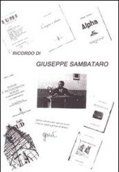 Ricordo di Giuseppe Sambataro