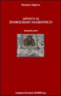 Appunti di simbolismo massonico. Fascicolo primo