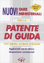 Nuovi quiz ministeriali per la patente di guida