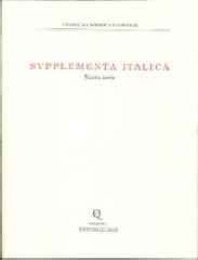 Supplementa italica: 22