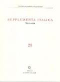 Supplementa italica: 23