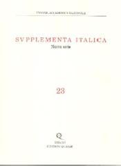 Supplementa italica: 23