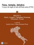 Fana, templa, delubra. Corpus dei luoghi di culto dell'Italia antica (FTD) - 1: Regio I: Alatri, Anagni, Capitulum Hernicum, Ferentino, Veroli (Institut des civilisations)