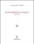 Supplementa italica: 26
