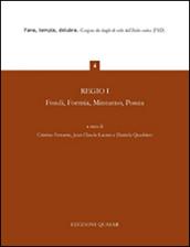 Regio I. Fondi, Formia, Minturno, Ponza