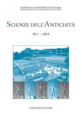 Scienze dell'antichità. Storia, archeologia, antropologia (2019). Vol. 25\1: Opus imperfectum. Monumenti e testi incompiuti del mondo greco e romano.