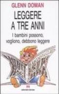 LEGGERE A TRE ANNI