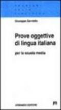 Prove oggettive di lingua italiana per la scuola media