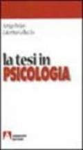 La tesi in psicologia