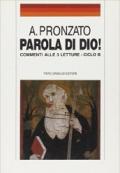 Parola di Dio. Commenti alle tre letture della domenica. Ciclo B