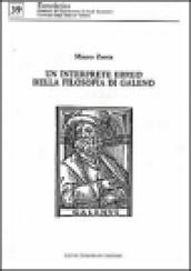 Un interprete ebreo della filosofia di Galeno. Gli scritti di Galeno nell'opera di Shem Tob ibn Falaquera