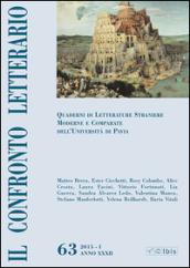 Il confronto letterario. Quaderni di letterature straniere moderne e comparate dell'Università di Pavia: 63