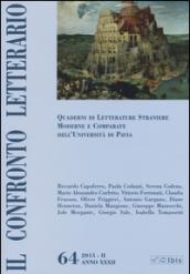 Il confronto letterario. Quaderni di letterature straniere moderne e comparate dell'Università di Pavia: 64