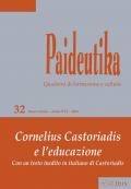 Paideutika. Vol. 32: Cornelius Castoriadis e l'educazione.