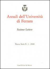 Annali dell'Università di Ferrara. Sezione lettere