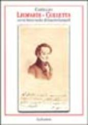 Carteggio Leopardi-Colletta. Con tre lettere inedite di Giacomo Leopardi